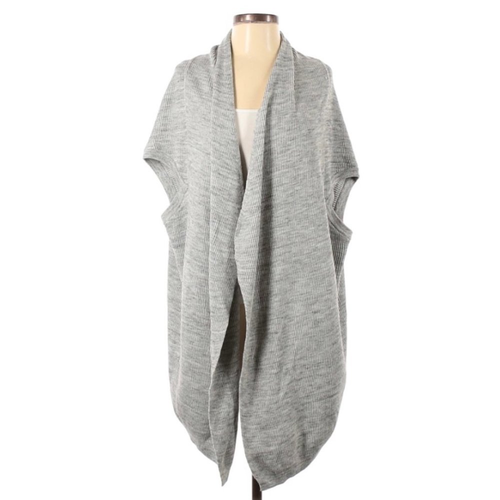 ATHLETA Grey Open Cardigan